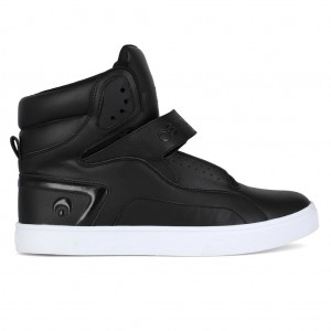 Black / White Osiris Rize Ultra Women Sneakers | OS7630851
