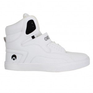 White / Black / White Osiris Rize Ultra Women Sneakers | OS2895760