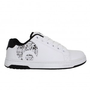White / Black / White Osiris Troma ALT Women Sneakers | OS6085437